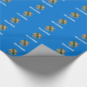 オクラホマ州のバナーパターン ラッピングペーパー (角)