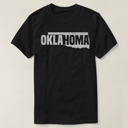 オクラホマ州のプライドヴィンテージレトロ Tシャツ (デザイン正面)