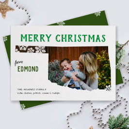 オクラホマ州の写真によるホリデーカード - メリークリスマス シーズンカード