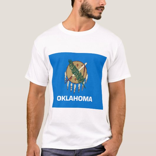 オクラホマ州の州旗 Tシャツ (正面)