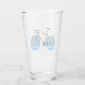 オクラホマ州の旗 自転車 タンブラーグラス (裏面)