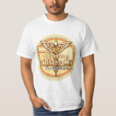 オクラホマ州の看護師カドゥケウス Tシャツ (正面)