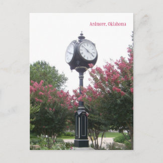 オクラホマ州アルドモアの100年時計 ポストカード