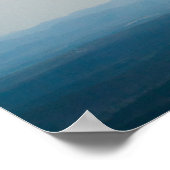 オクラホマ州オウアチタ山脈の上の曇り空 ポスター (角)