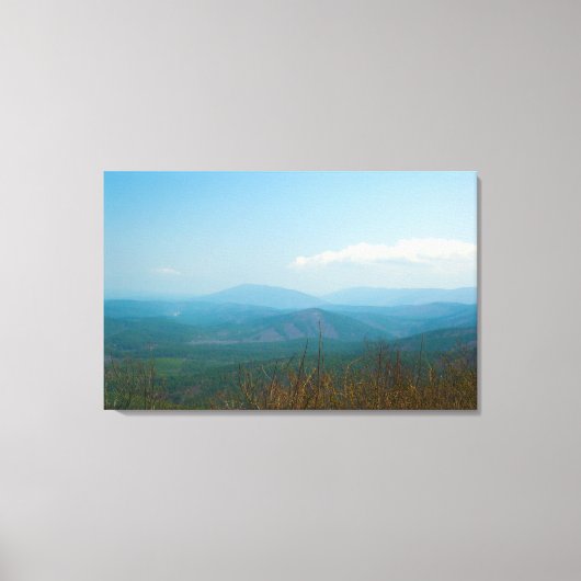 オクラホマ州オウアチタ山脈 キャンバスプリント (正面)