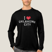 オクラホマ州オクラホマシティーが大好き トライブレンドTシャツ (正面)