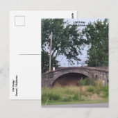 オクラホマ州オールド・ブリッジ・デュラント ポストカード (正面/裏面)