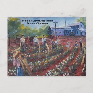 オクラホマ州コットン・ピックン ポストカード
