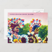 オクラホマ州ショーニーインディアン戦争ダンサー ポストカード (正面/裏面)