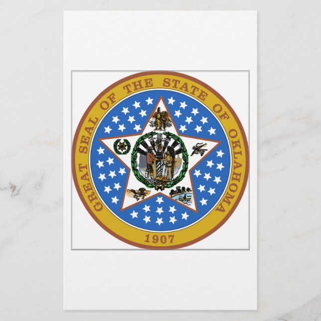 オクラホマ州シール (正面)