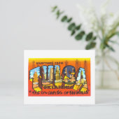 オクラホマ州タルサからのヴィンテージの挨拶 ポストカード (スタンド正面)