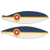 オクラホマ州タルサ州旗を持つフルサイズバスケットボール バスケットボール (パネル)