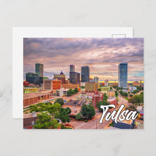 オクラホマ州タルサ州,統一された州 ポストカード (正面/裏面)