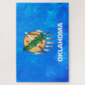 オクラホマ州フラグ ジグソーパズル (縦)