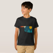 オクラホマ州ヴィンテージ地図 マウンテン ハイキング プライド Tシャツ (正面フル)