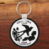 オクラホマ州四半期 キーホルダー (正面)