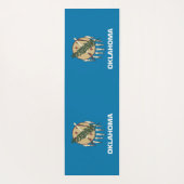 オクラホマ州旗を持つ愛国的なヨガマット ヨガマット (裏面)