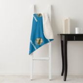 オクラホマ州旗を持つ愛国的シェルパ毛布 シェルパブランケット (インサイチュ)