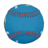 オクラホマ州旗を持つ愛国野球 野球ボール (裏面)