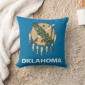 オクラホマ州旗アメリカのモージョピロー クッション (ブランケット)