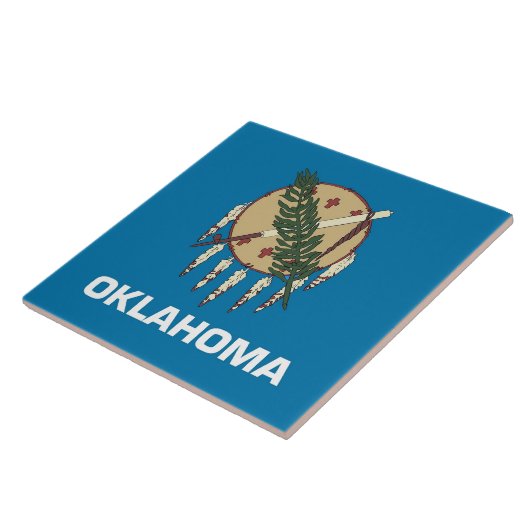 オクラホマ州旗タイル タイル (側面)