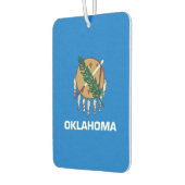 オクラホマ州旗デザイン カーエアーフレッシュナー (左)