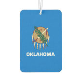 オクラホマ州旗デザイン カーエアーフレッシュナー (裏面)