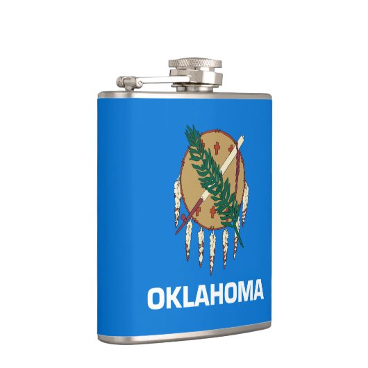 オクラホマ州旗デザイン フラスク (右)