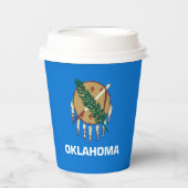 オクラホマ州旗デザイン 紙コップ (正面)
