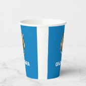 オクラホマ州旗紙カップ 紙コップ (左)