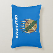 オクラホマ州旗 アクセントクッション (正面(垂直))