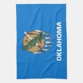 オクラホマ州旗 キッチンタオル (縦)