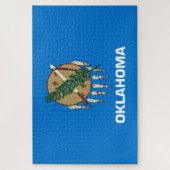 オクラホマ州旗 ジグソーパズル (縦)