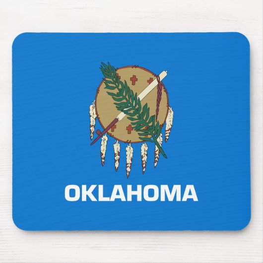 オクラホマ州旗 マウスパッド (正面)