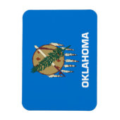オクラホマ州旗 マグネット (縦)
