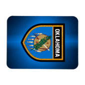 オクラホマ州旗 マグネット (横)