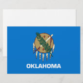 オクラホマ州旗 便箋 (正面/裏面)