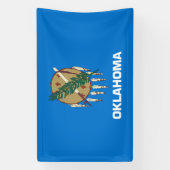 オクラホマ州旗 横断幕 (縦)