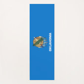 オクラホマ州旗(米国州) ヨガマット (正面)