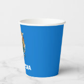 オクラホマ州旗 紙コップ (裏面)