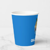オクラホマ州旗 紙コップ (正面)