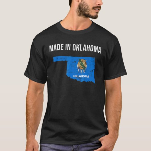 オクラホマ州旗 Tシャツ (正面)