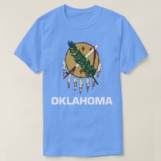 オクラホマ州旗 Tシャツ (デザイン正面)