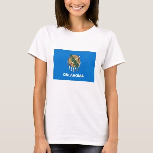 オクラホマ州旗 Tシャツ (正面)
