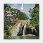 オクラホマ州,ターナー秋,デイビス ガラスオーナメント (裏面)