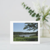 オクラホマ州，デュスティンLake1 ポストカード (スタンド正面)