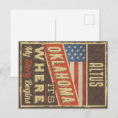 オクラホマ州 ポストカード (正面/裏面)