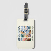 オクラホマ州 – ワイルドスカイ&バーベキューブリーズ ラゲッジタグ (正面縦)