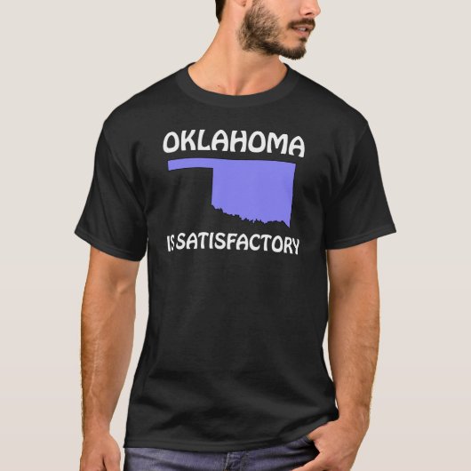 オクラホマ州 – 満足できる Tシャツ (正面)
