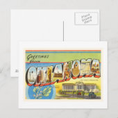 オクラホマ州 OK オールド ヴィンテージ トラベル 土産 ポストカード (正面/裏面)